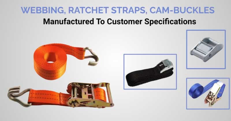 Cam Buckles and Webbing straps